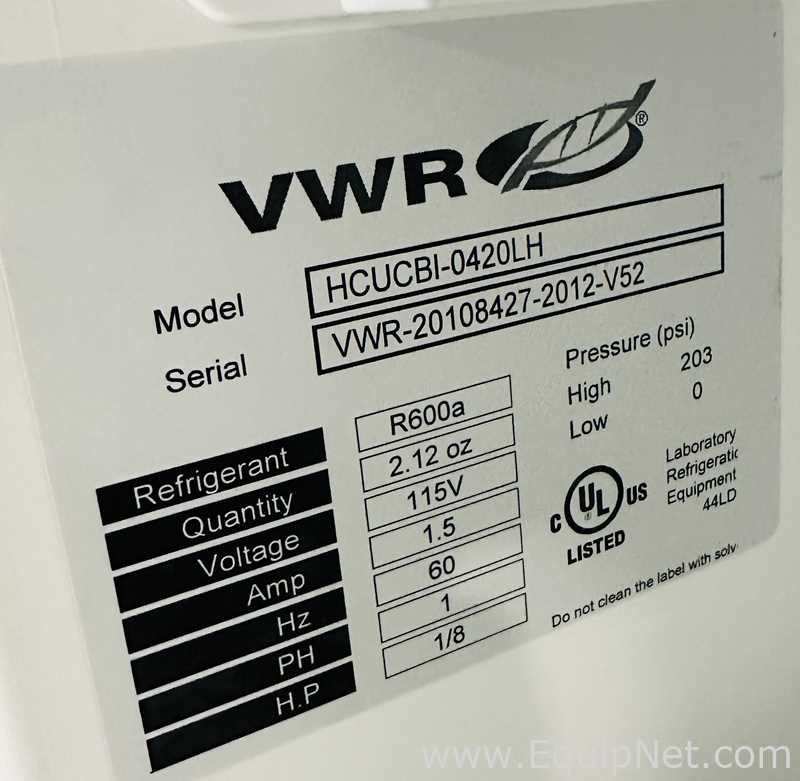 Unidade de Refrigeração VWR HCUCBI-0420LH