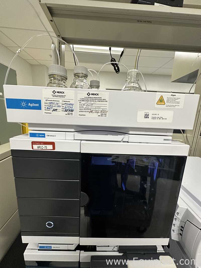 Agilent 1260 Infinity II HPLC Fluid Chromatography with Multisampler, Quat Pump, MCT and DAD WR