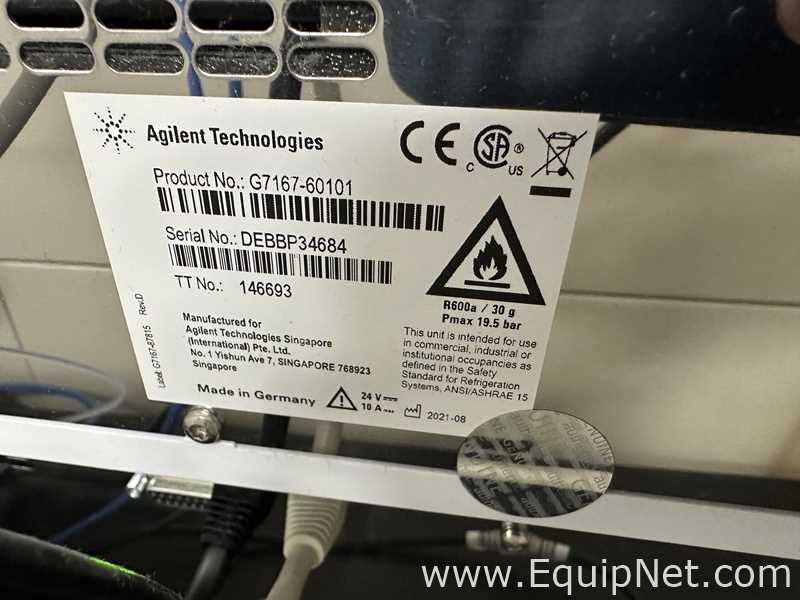 Agilent 1260 Infinity II HPLC Fluid Chromatography with Multisampler, Quat Pump, MCT and DAD WR