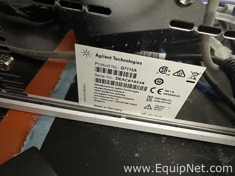Agilent 1260 Infinity II HPLC Fluid Chromatography with Multisampler, Quat Pump, MCT and DAD WR