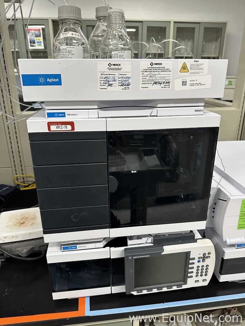 Agilent 1260 Infinity II HPLC Fluid Chromatography with Multisampler, Quat Pump, MCT and DAD WR