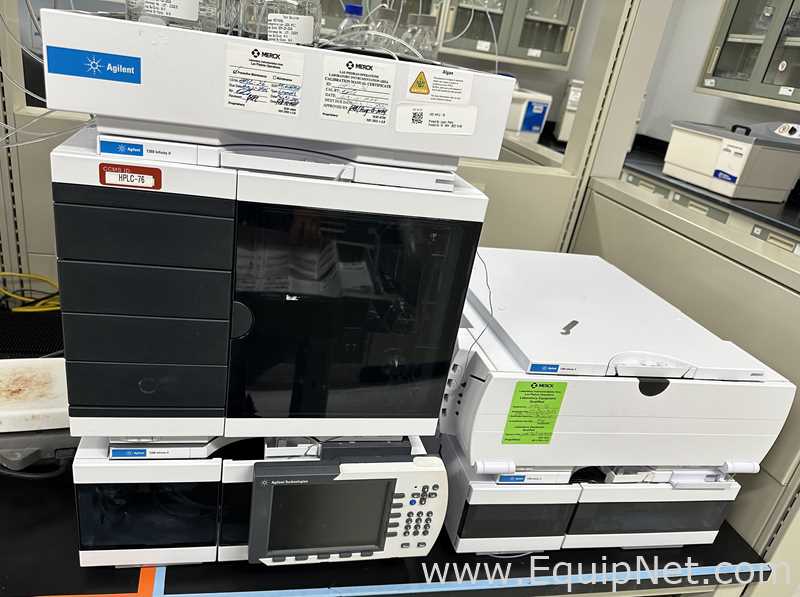 Agilent 1260 Infinity II HPLC Fluid Chromatography with Multisampler, Quat Pump, MCT and DAD WR