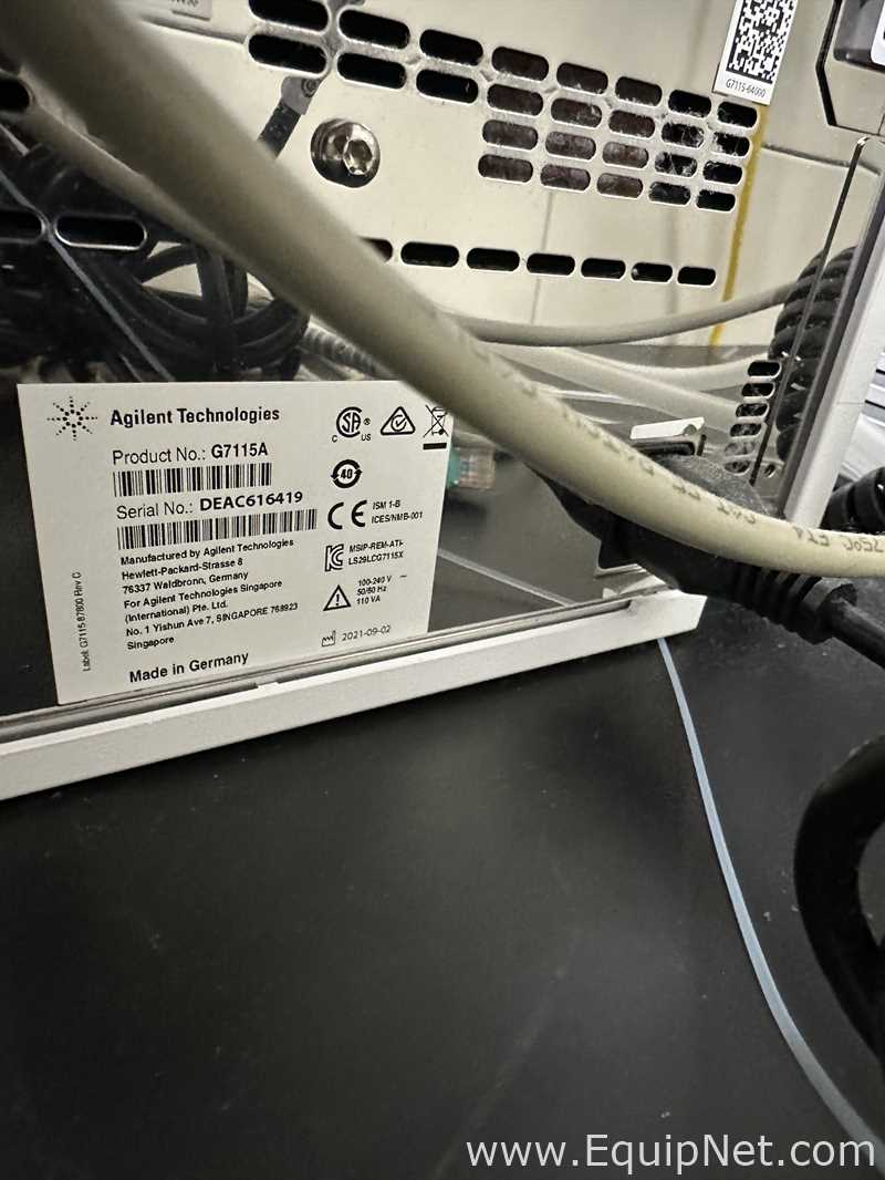 Agilent 1260 Infinity II HPLC Fluid Chromatography with Multisampler, Quat Pump, MCT and DAD WR