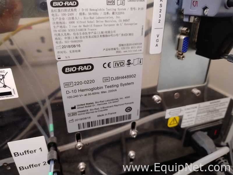 Analisador Bio Rad D-10