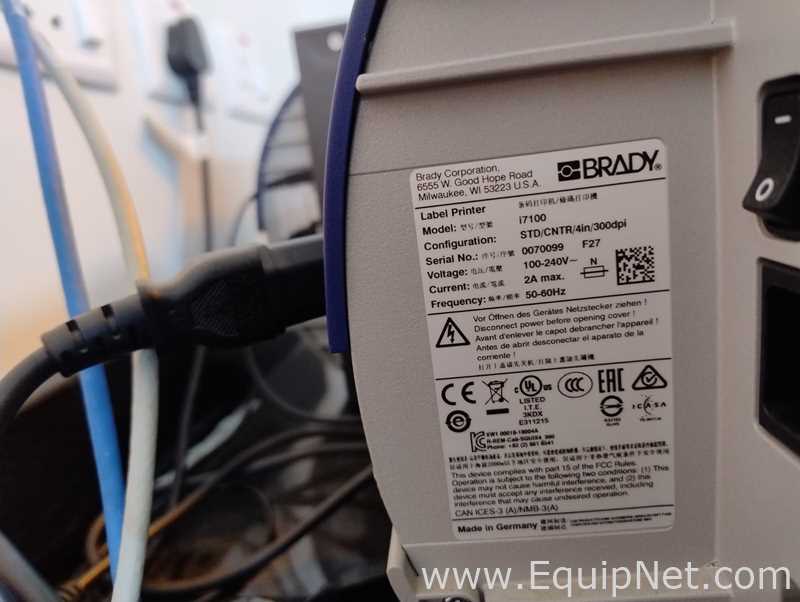 lote de   Impressora Brady i7100