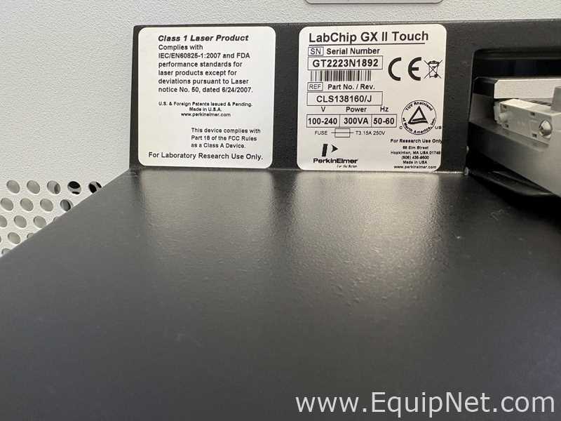 Perkin Elmer LabChip GXII Touch Protein Characterization System