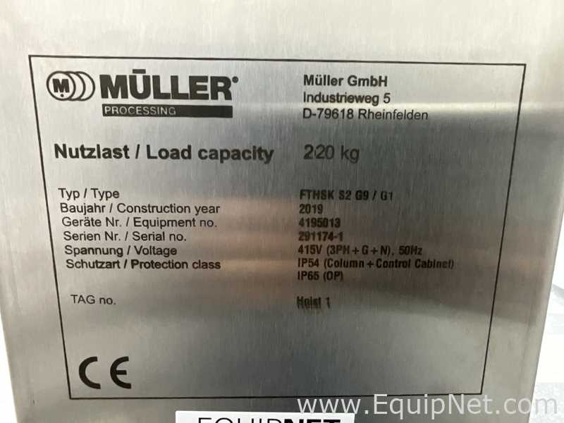Lote de 2 Elevador Muller GmbH FTHSK S2 G9/G1