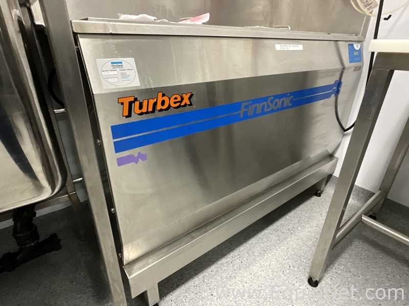 Limpador Ultrassônico aço inox FinnSonic Turbex.  150 Litros