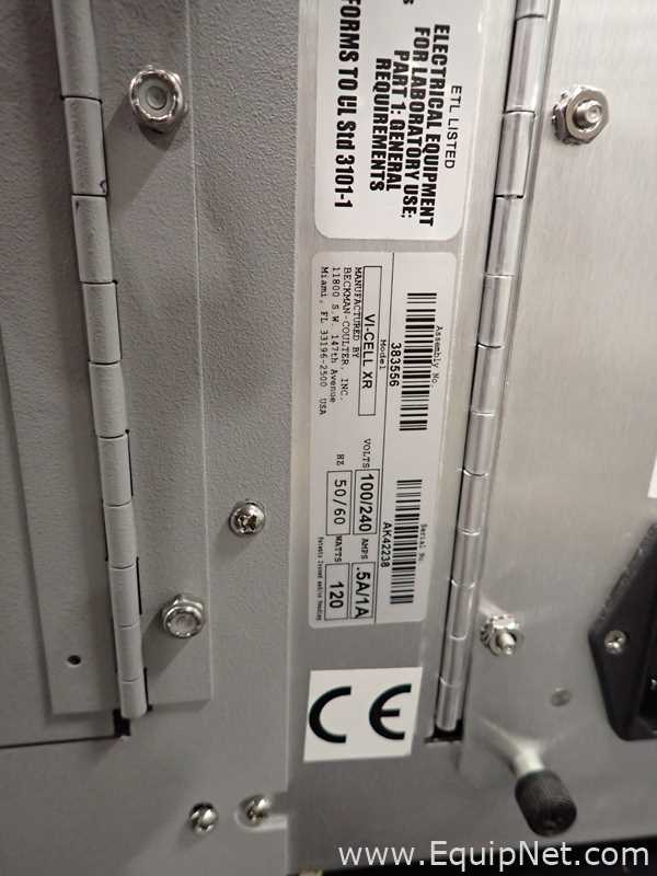 Analizador Beckman Coulter Vi-Cell XR
