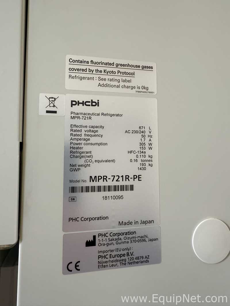 Unidade de Refrigeração PHCBI MPR-721R-PE.  671 Litros