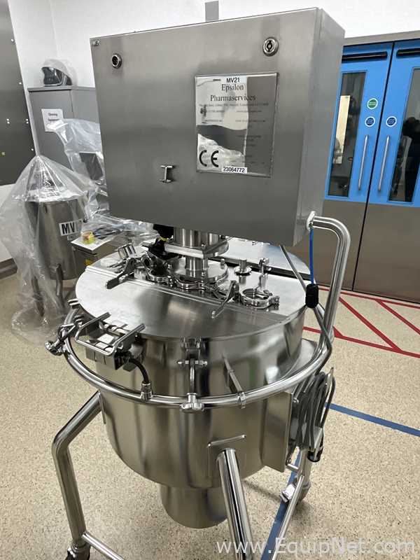 Tanque aço inox Epsilon Pharmaservices .  152.6 Litros