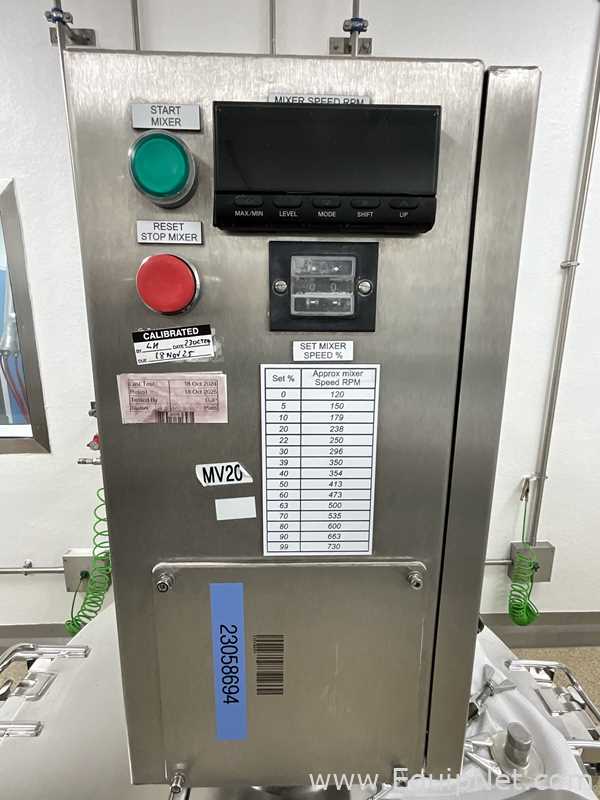 Tanque aço inox Epsilon Pharmaservices .  152.6 Litros