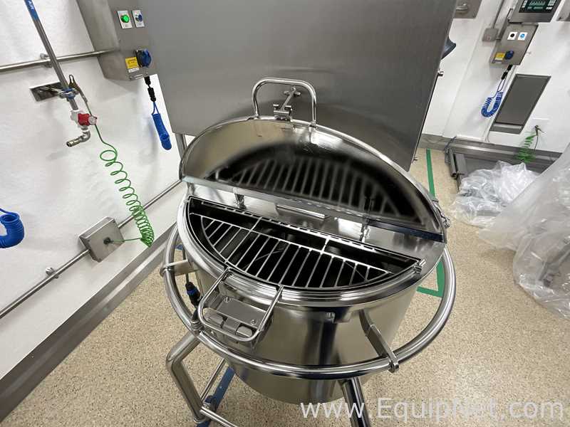 Tanque aço inox Epsilon Pharmaservices .  152.6 Litros