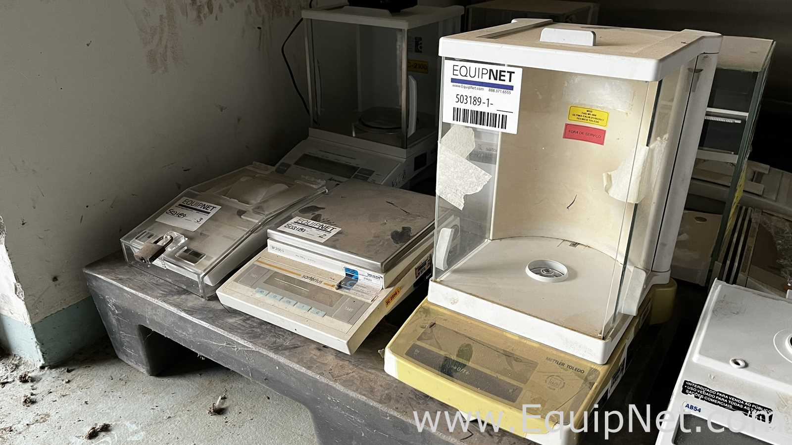 Mettler Toledo AB204-S/FACT Analytical Balance with Sartorius Precision Balance and Sartorius Printe