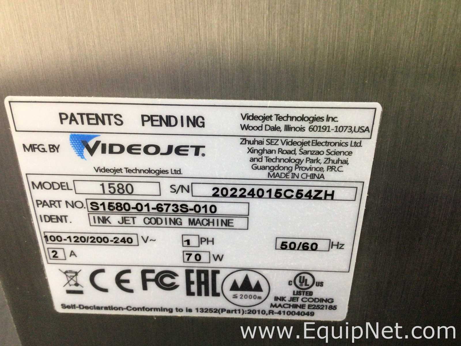 VideoJet 1580 Continuous Inkjet Printer