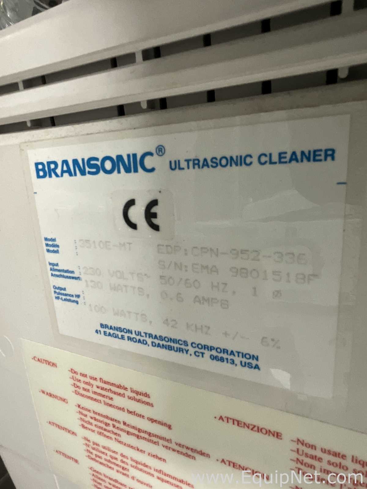 Branson 3510E-MT Ultrasonic Cleaner