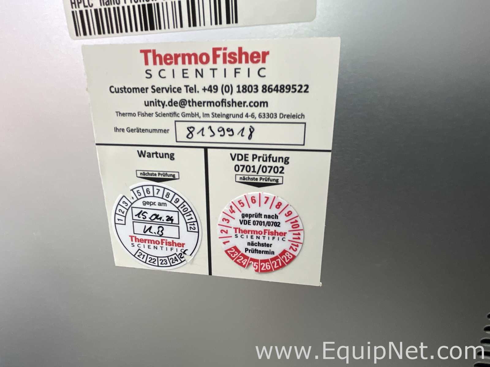 Sistema HPLC Thermo Fisher Scientific Dionex UltiMate 3000