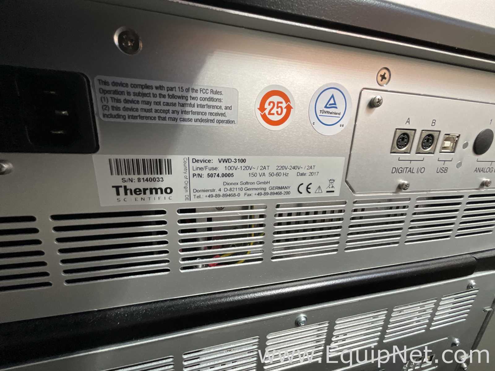 Sistema HPLC Thermo Fisher Scientific Dionex UltiMate 3000