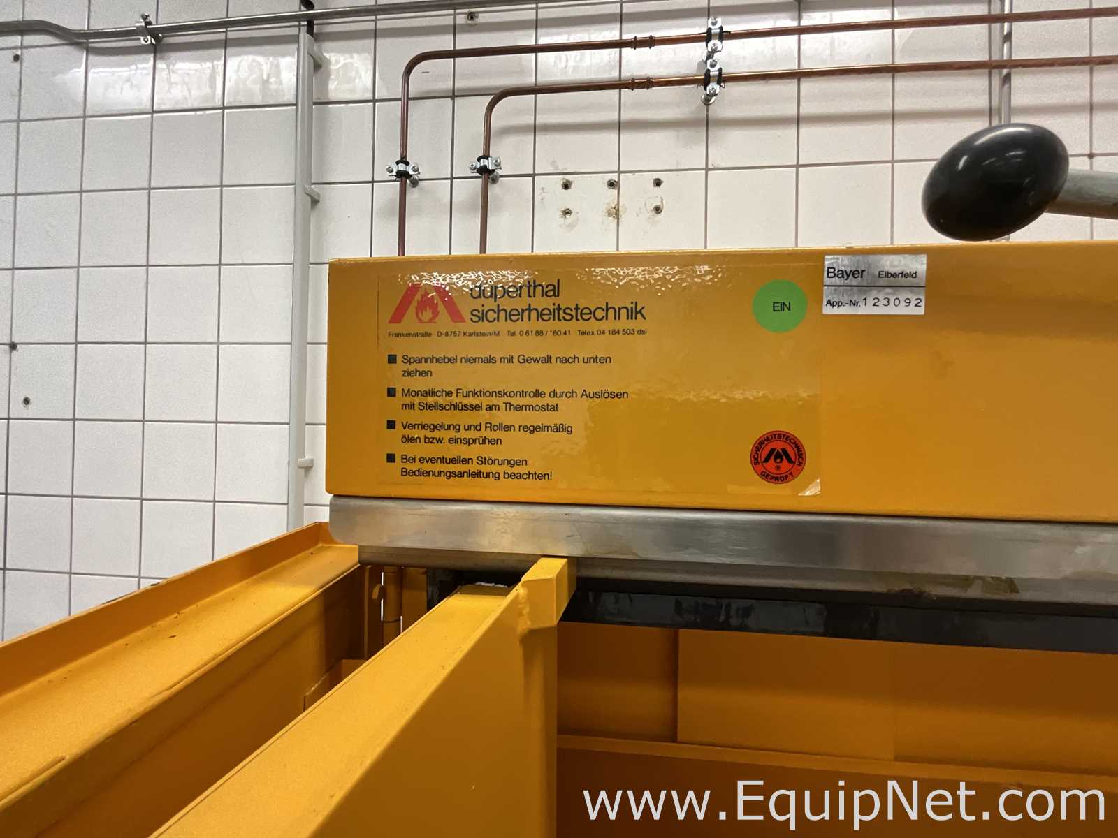 Gabinete de Almacenamiento de Inflamables Duperthal Requisitos de aire  KGS