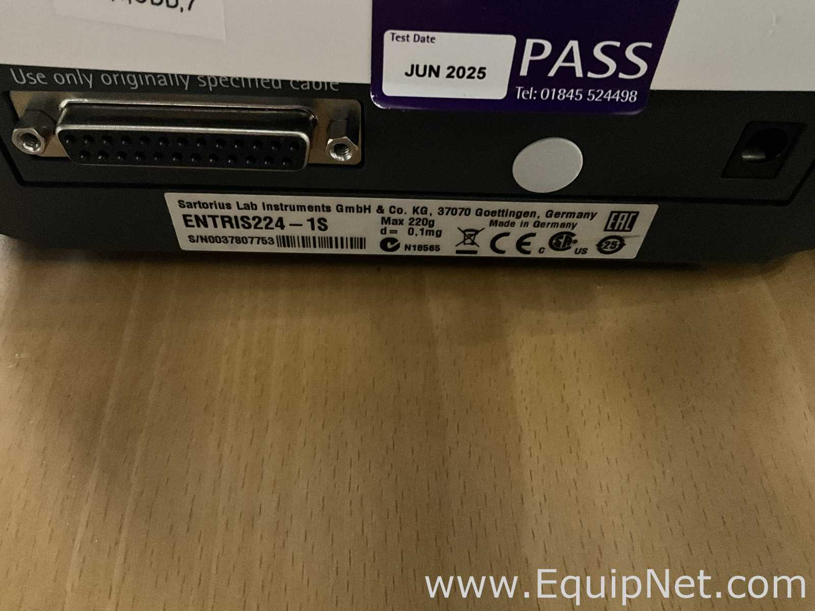 Sartorius ENTRIS224-1S 220 Gram Balance