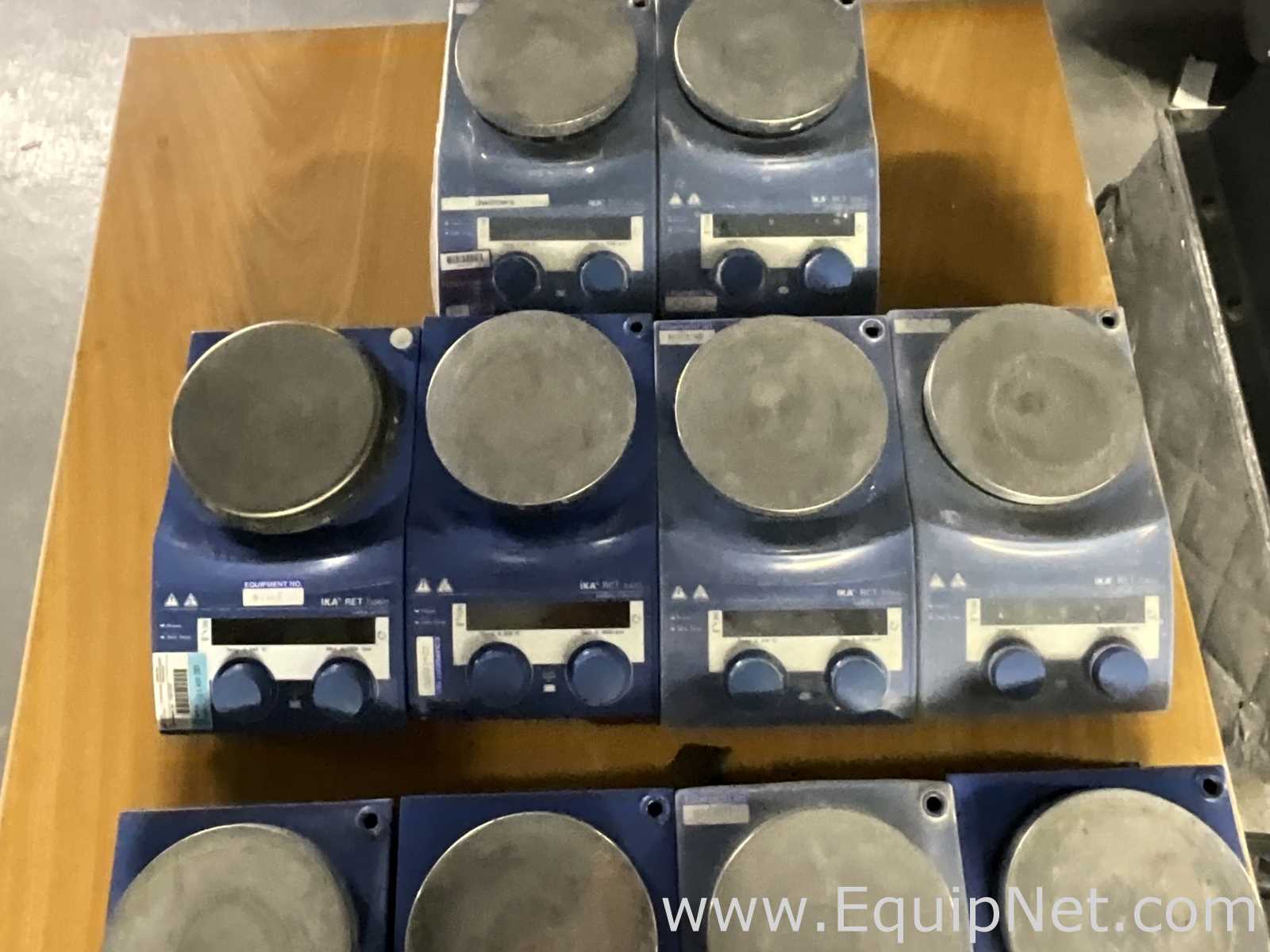 lote de  10 Agitador e Placa de Aquecimento IKA RCT B