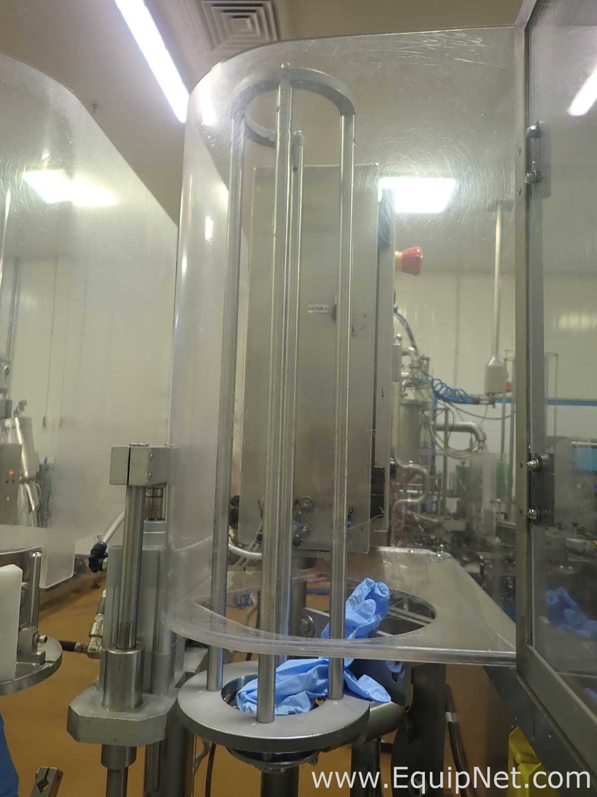 Hunter Filling Systems Model 2101 Destaker, Filler, Lid Placer and Ejector System