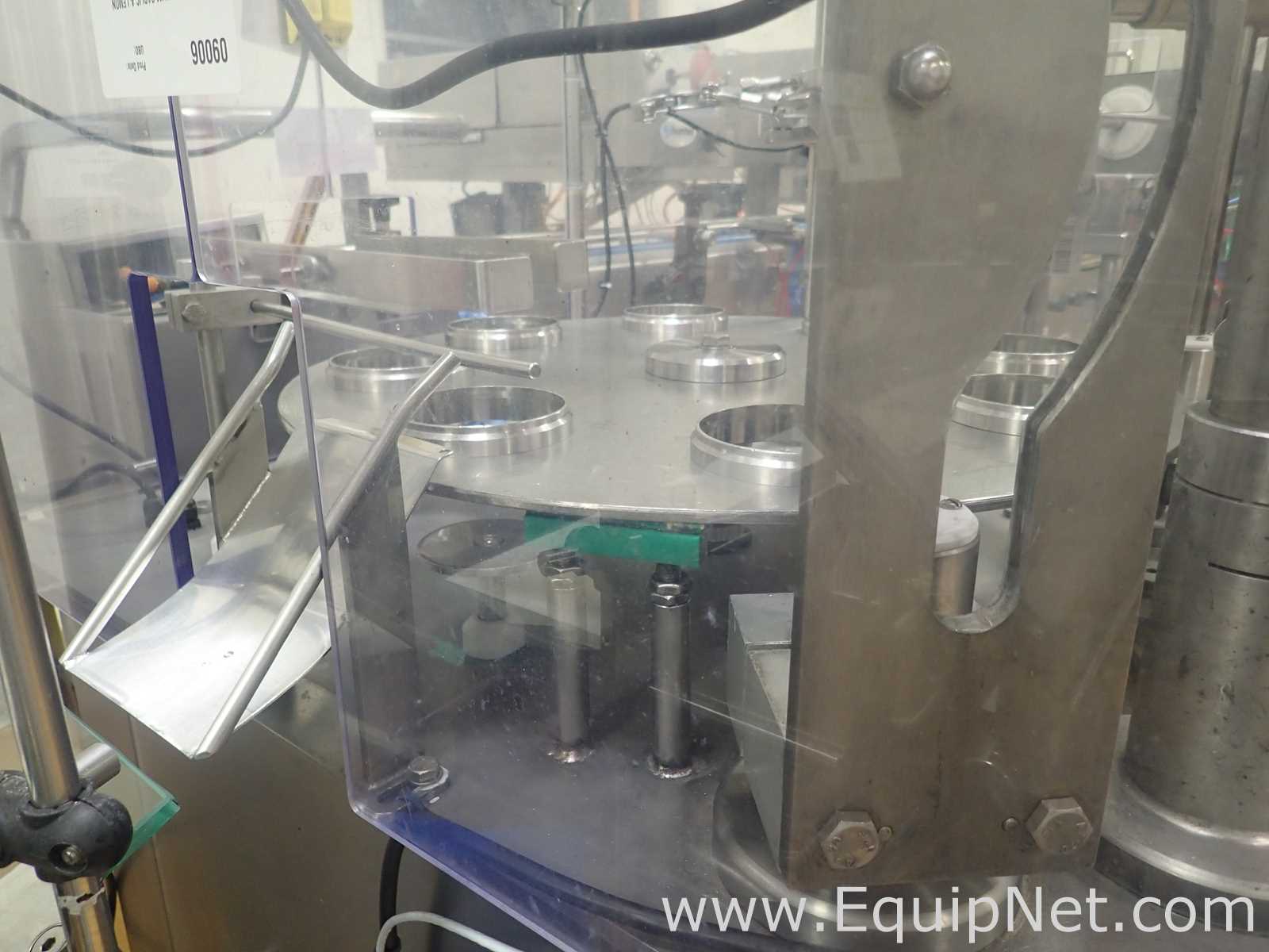 Hunter Filling Systems Model 2101 Destaker, Filler, Lid Placer and Ejector System