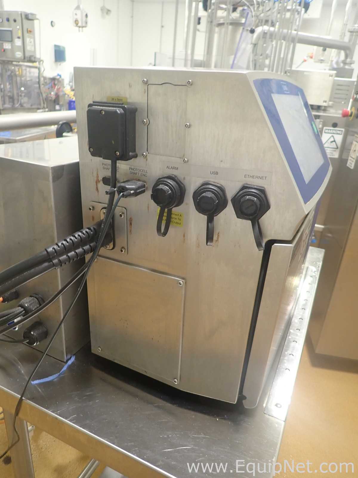 Linx 8940 IP65 High Speed Inkjet Printer with Belt Conveyor and Omron Inspection System