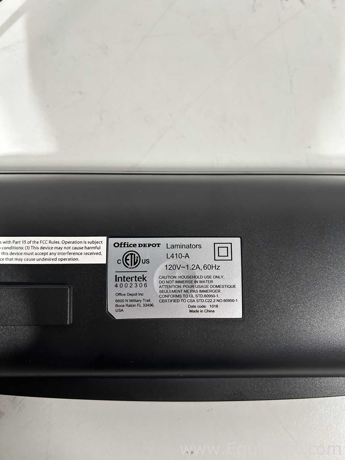 Office Depot L410-A Laminator
