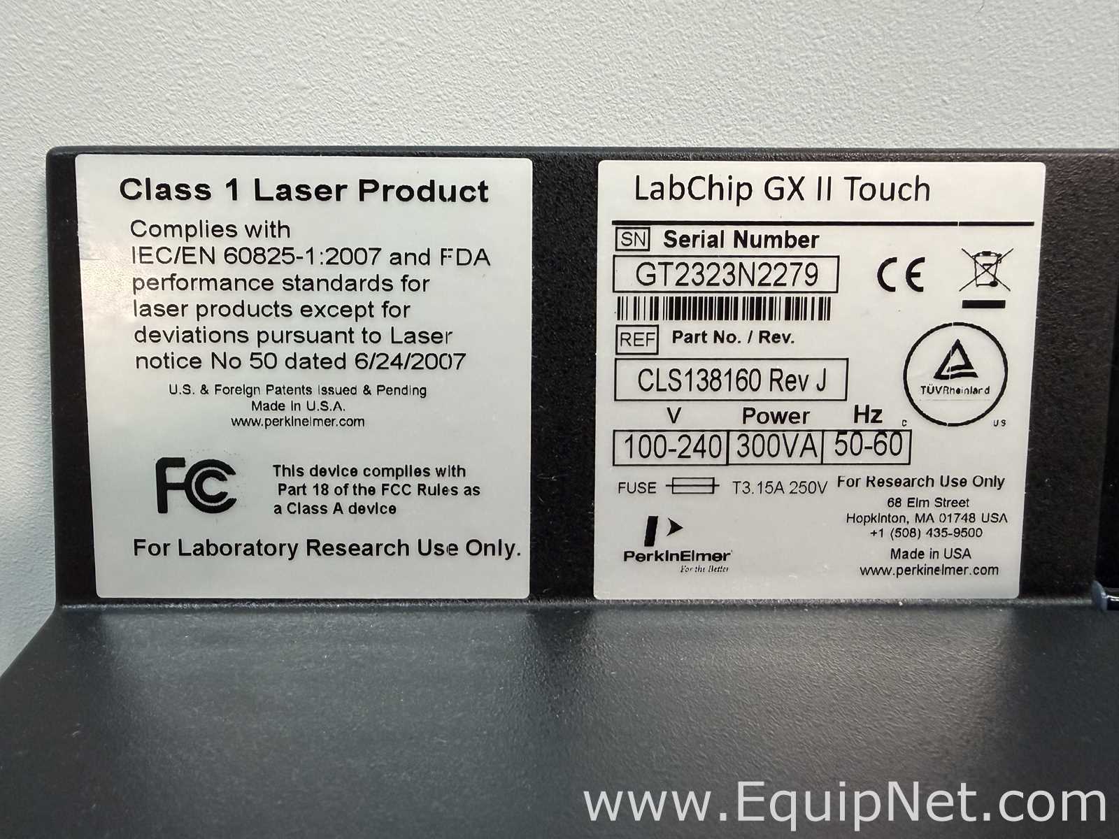Perkin Elmer LabChip GX II Touch HT Protein and Nucleic Acid Characterization System
