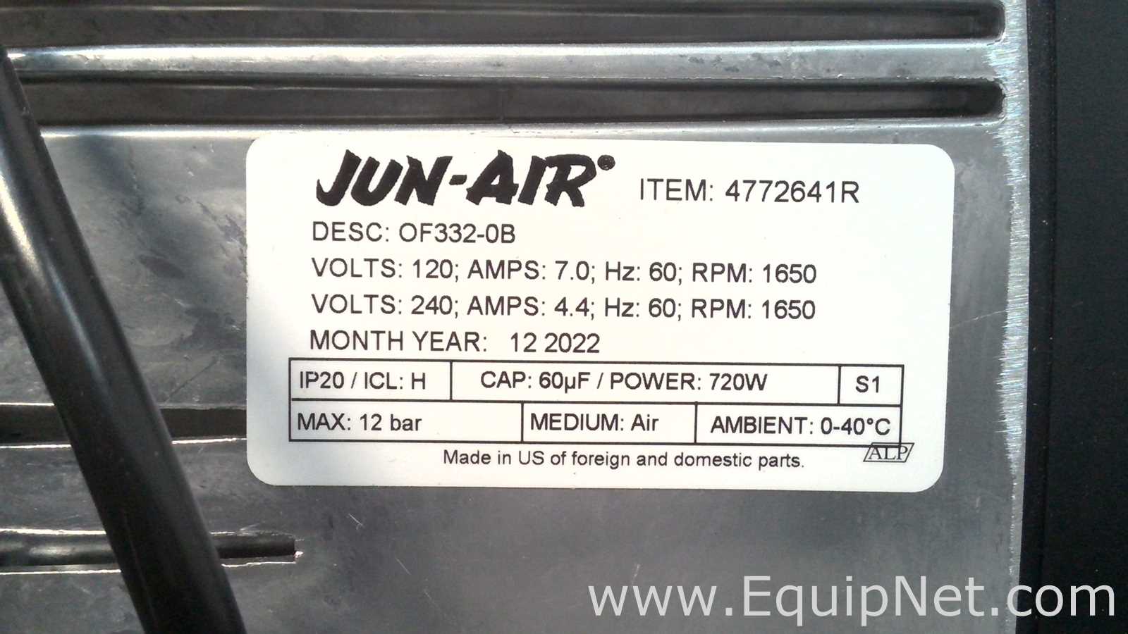 Bomba de Pistão Jun Air OF332-0B