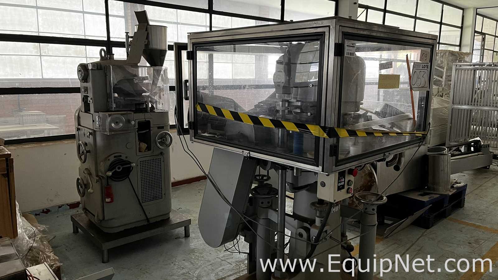 Neuberger MN-35 Tablet Pre-Press and Tablet Press with Arpeco Inspector - SCRAP