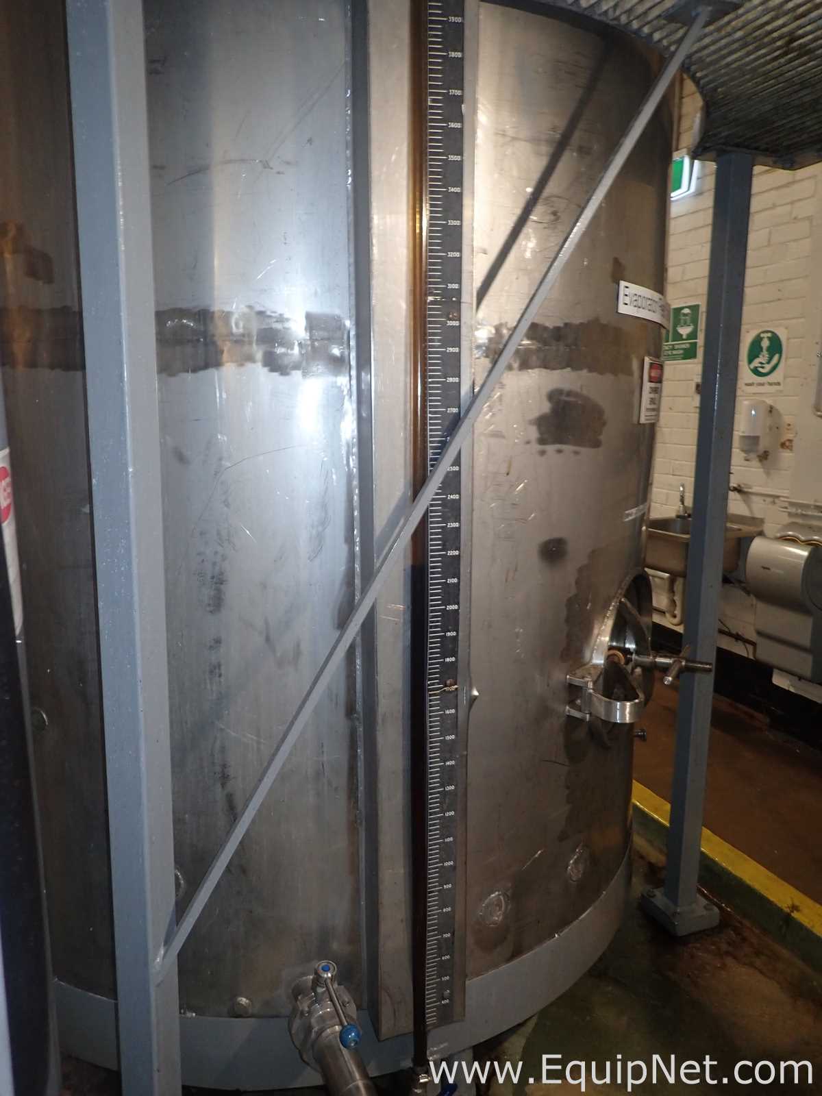 7000 Lt Approx Stainless Steel Tank - Evaporator Feed Tank