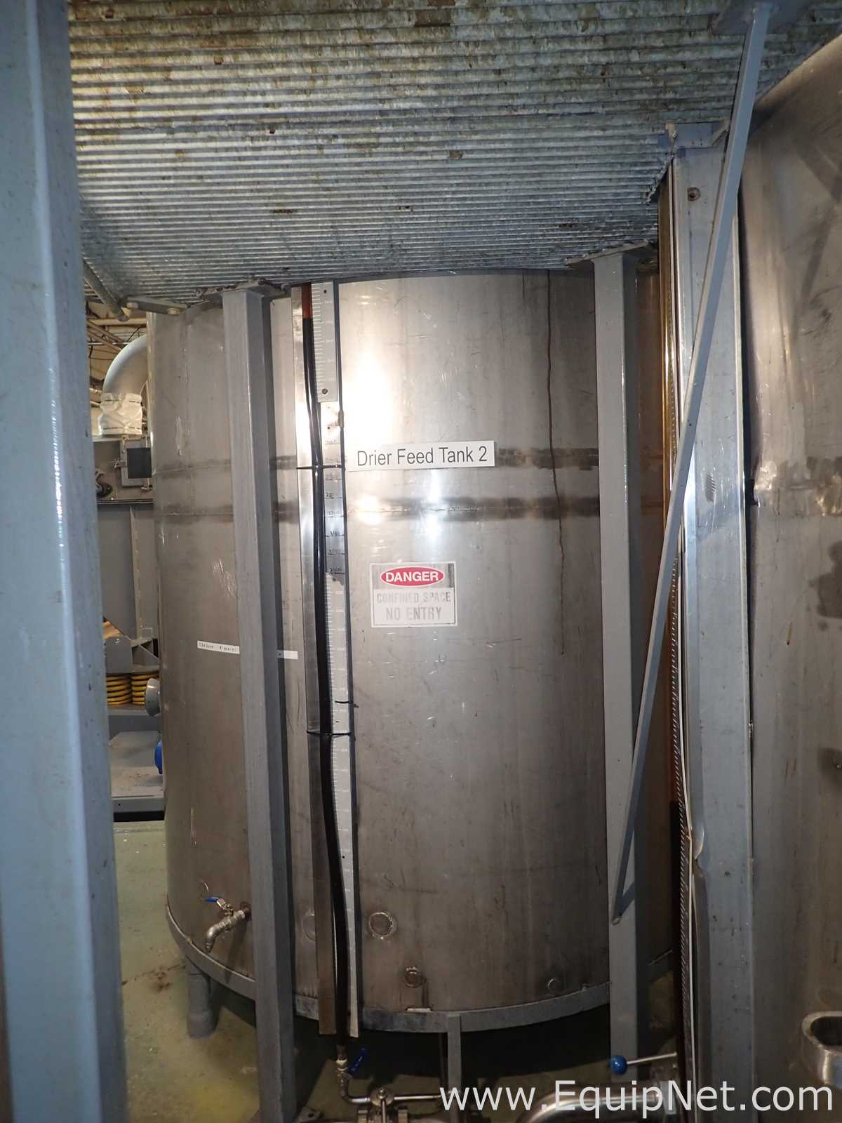 6000 Lt Stainless Steel Tank - Drier Feed Tank 2