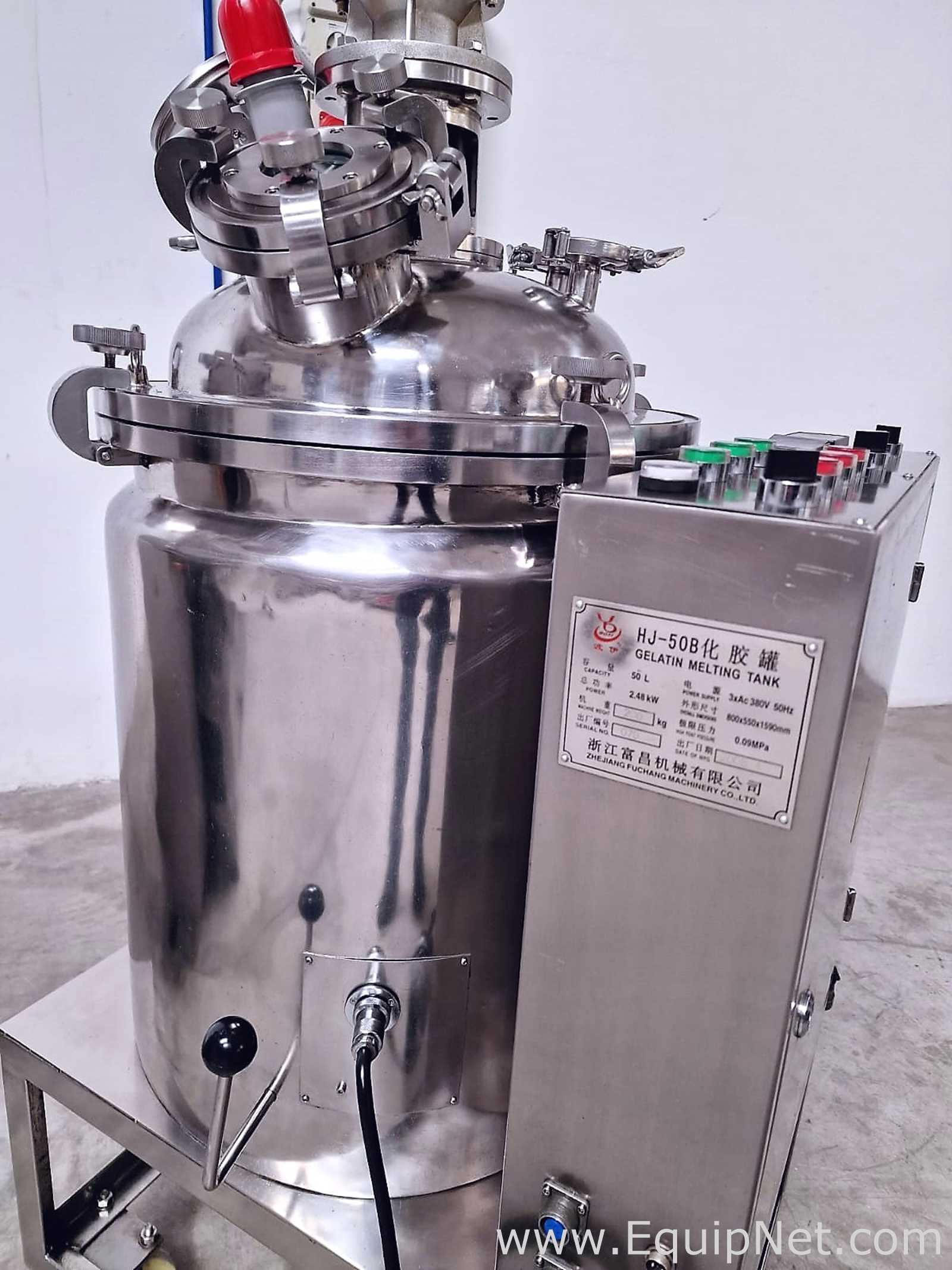 Máquina para Encapsulamento de Gel Mole Zhejiang Fuchang Machinery Co. LTD RG0.8-110A