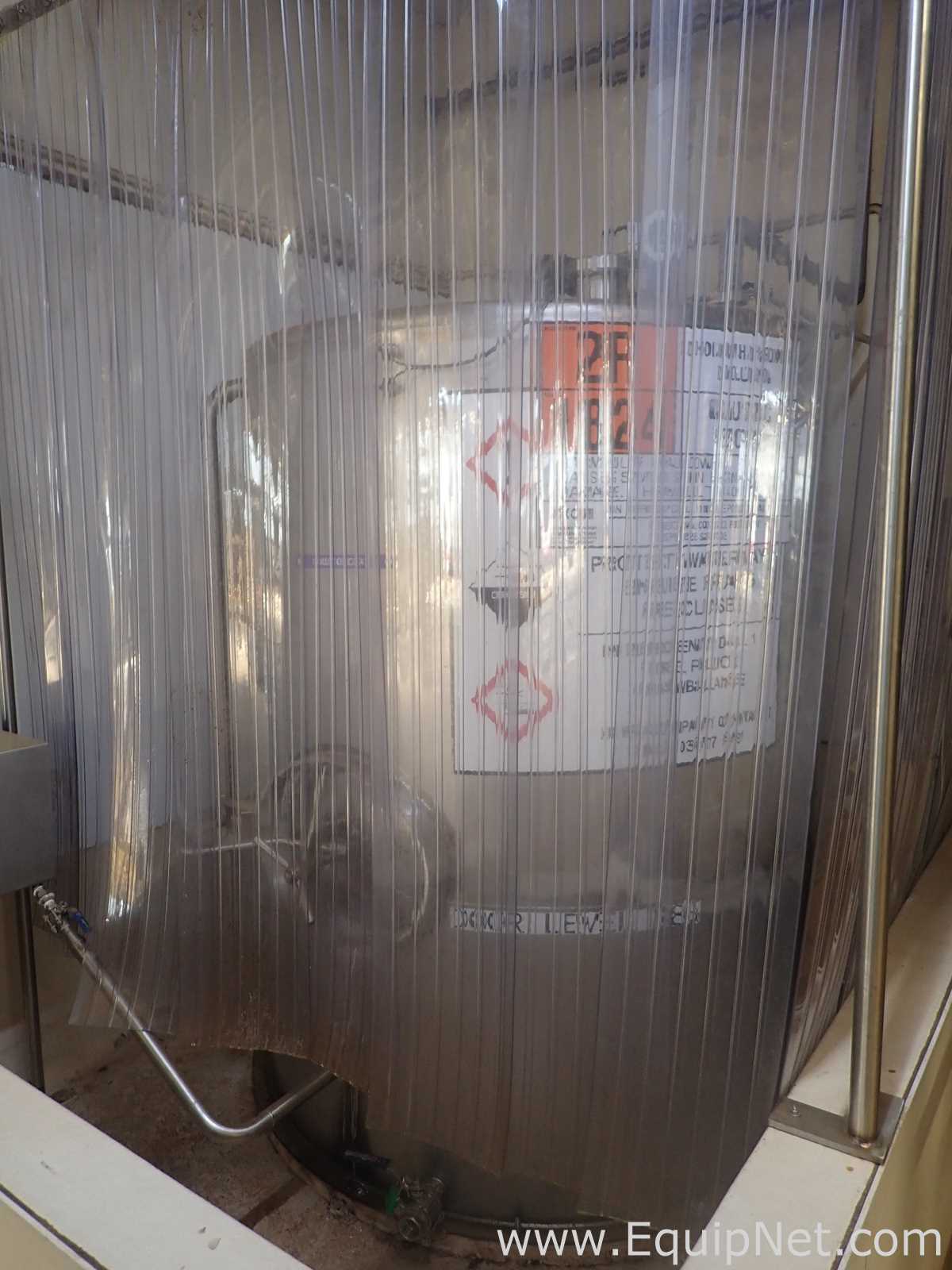 6000 Lt Approx Stainless Steel Caustic Soda Tank