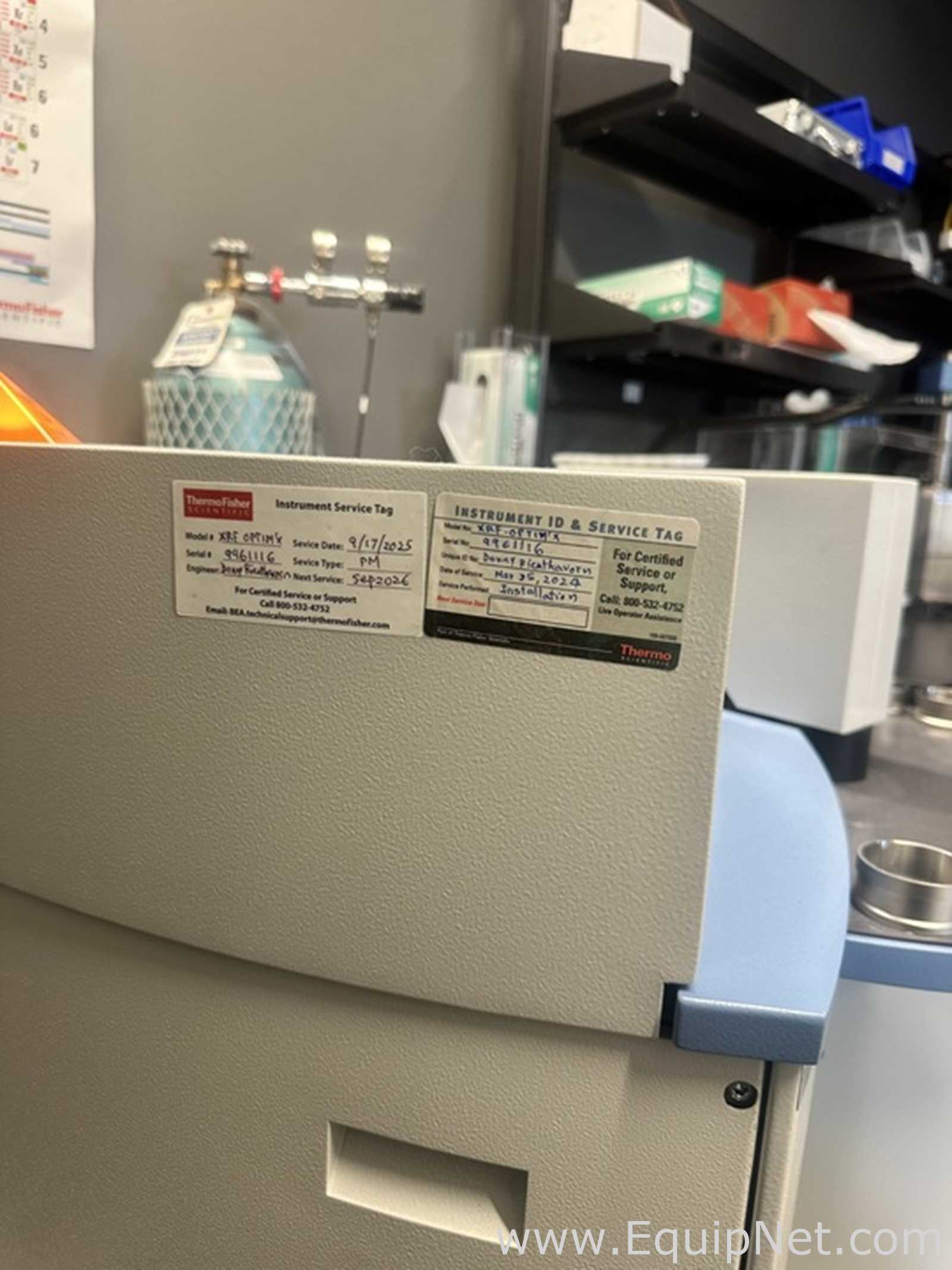 Espectrómetro Thermo Fisher XRF Optim'x