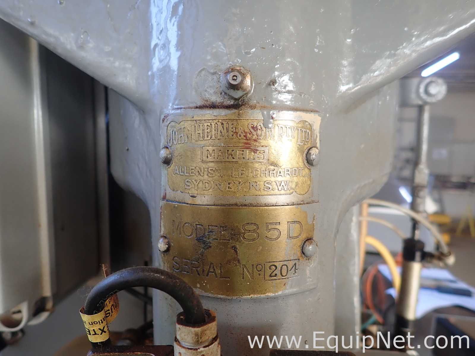 John Heine and Son 85D Can Seamer