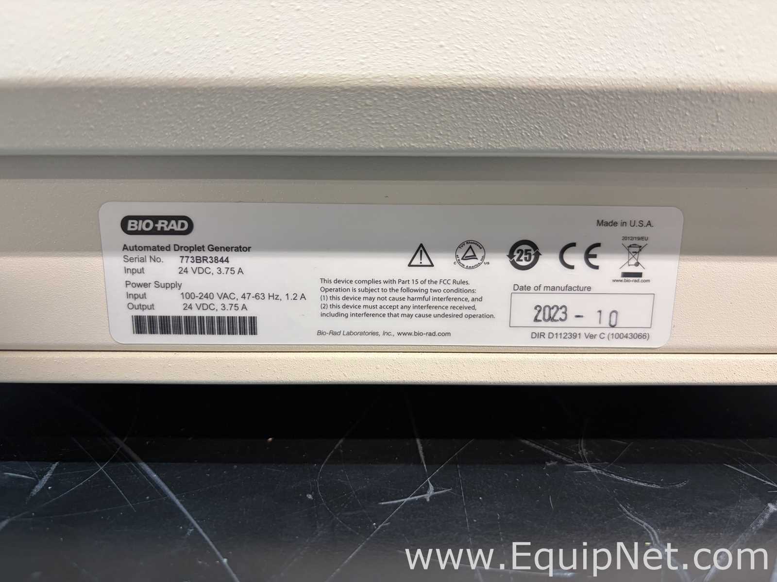PCR y Termociclador Bio-Rad Automated droplet generator