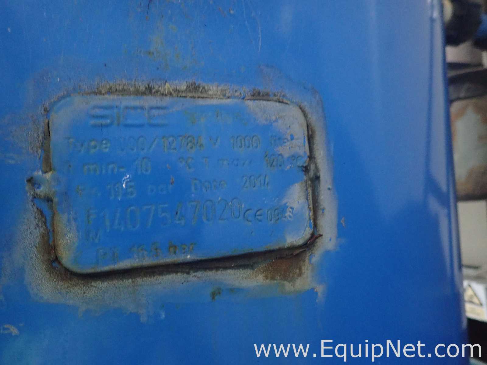 Tanque Sicc Requisitos de aire 1000 L