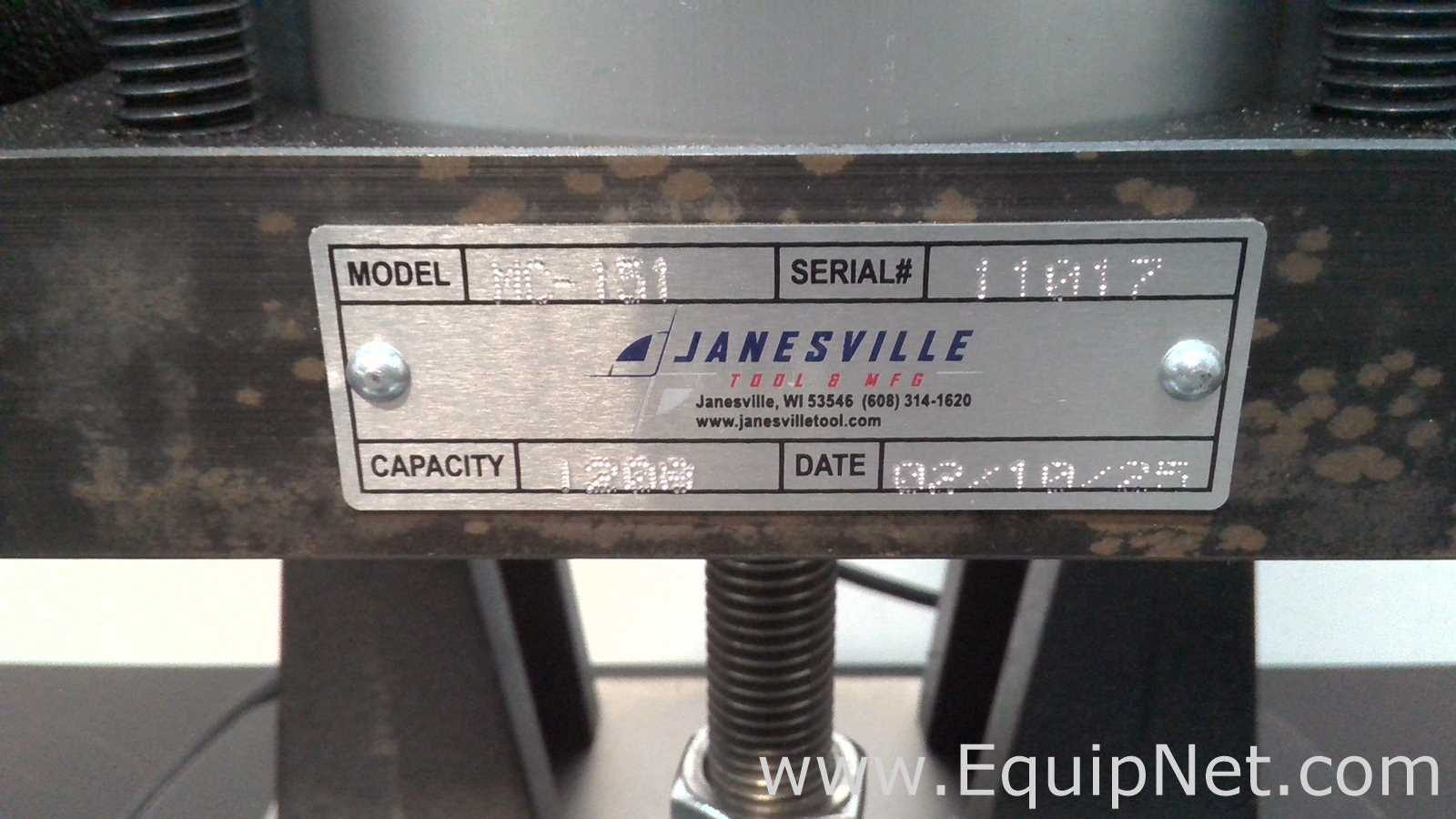 Prensa Janesville Tool MC-151. 4 Toneladas