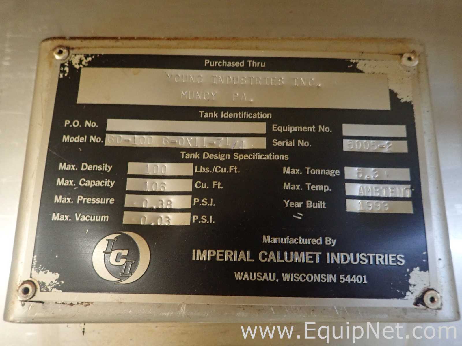 Imperial Calumet 60-100 Coffee Receiving Hopper with Young Blender - SCRAP
