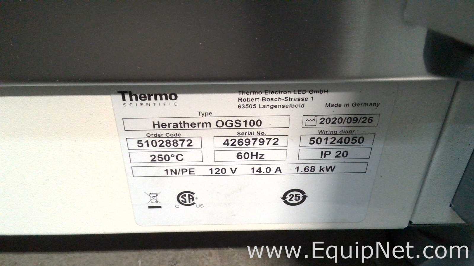 Estufa para Laboratórios Thermo Scientific Heratherm OGS100