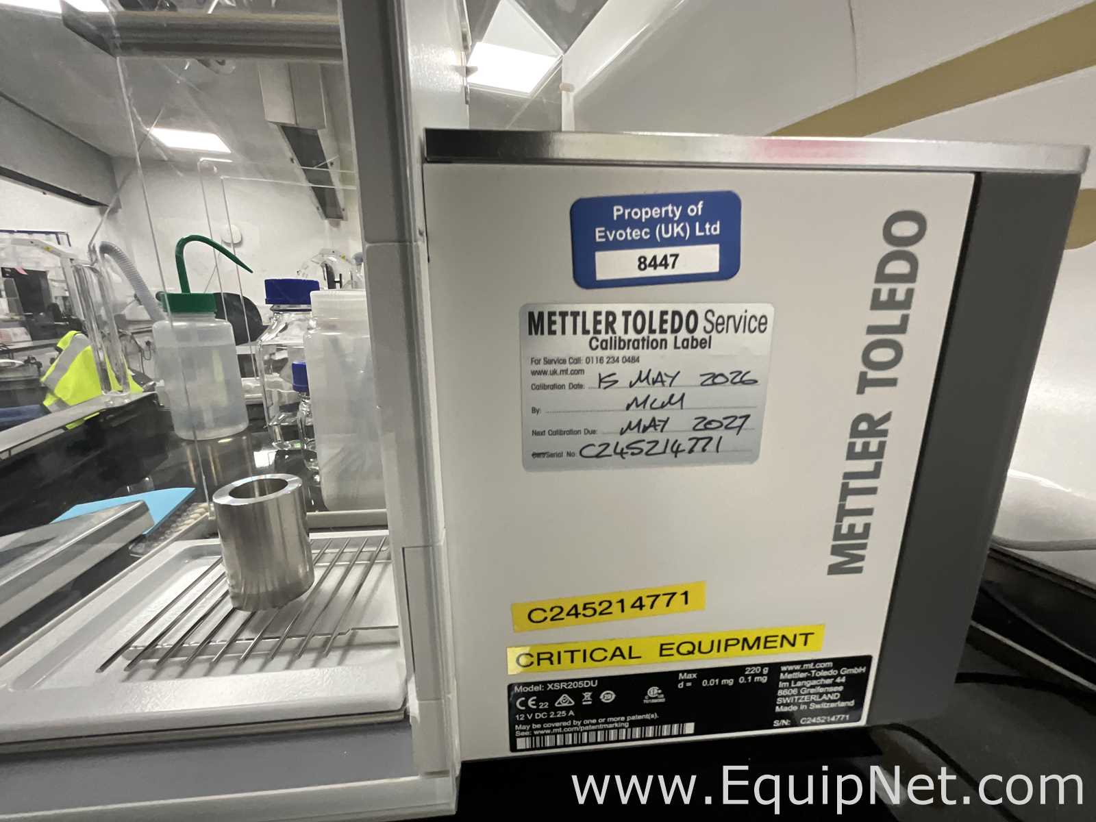 Báscula Mettler Toledo XSR205DU