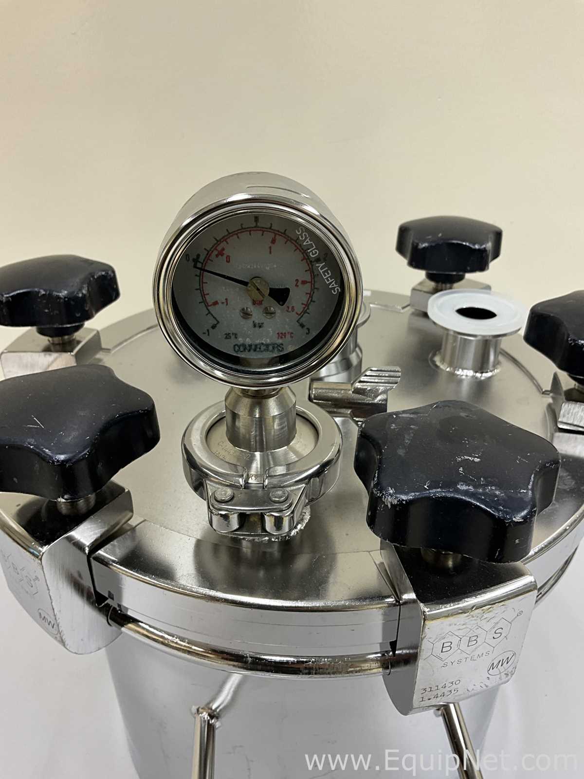 Mavag 10L Stainless Steel Sterilizable Vessel