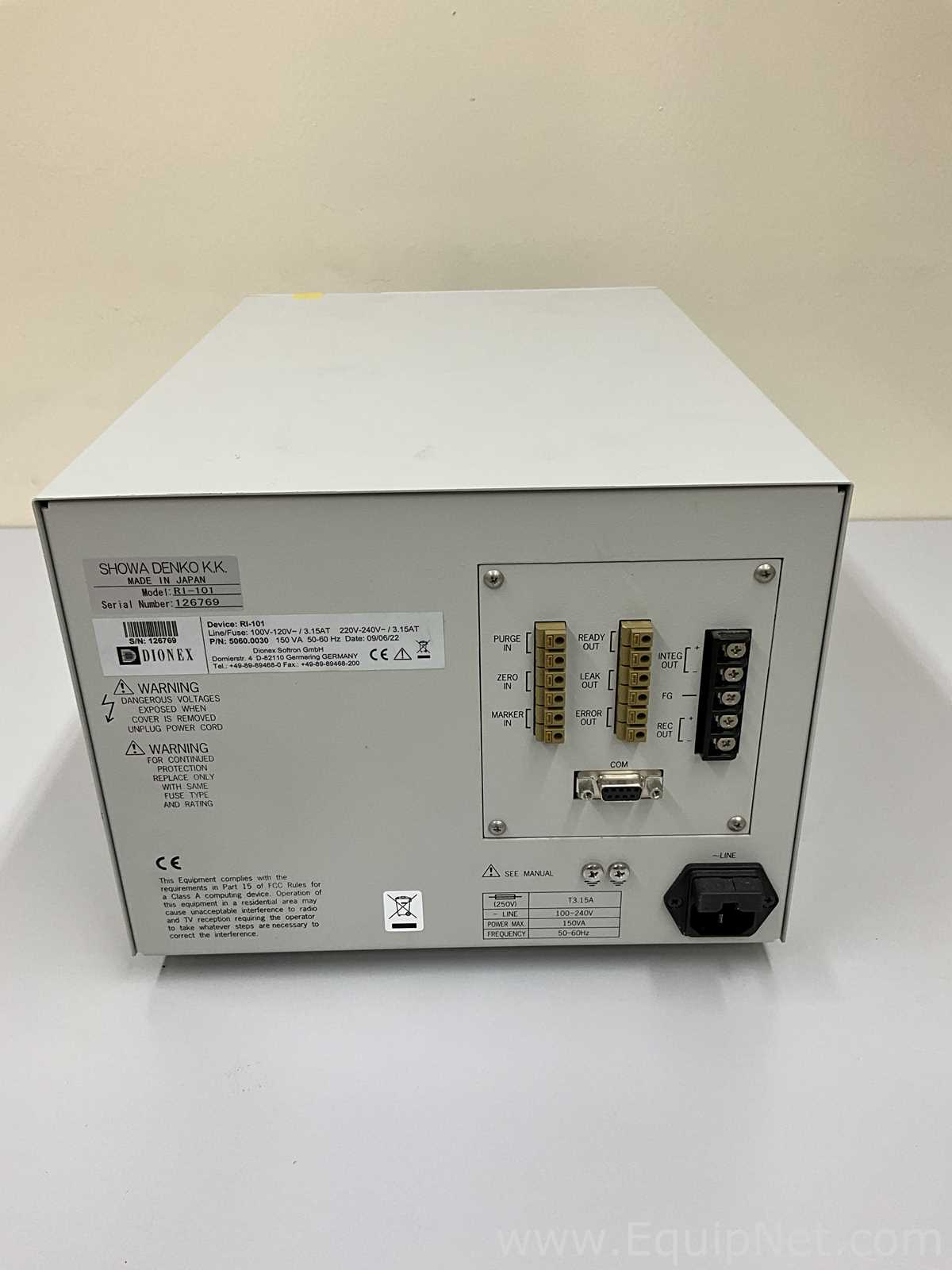 Dionex Shodex RI-101 Refractive Index Detector