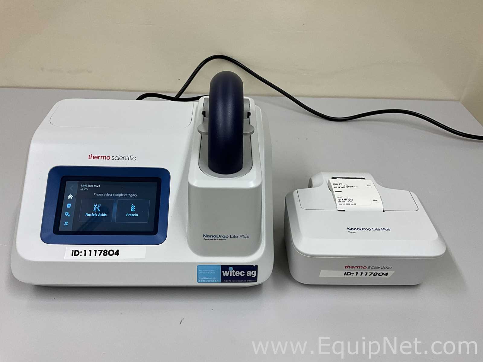 Thermo Scientific NanoDrop Lite Plus Spectrophotometer with Printer