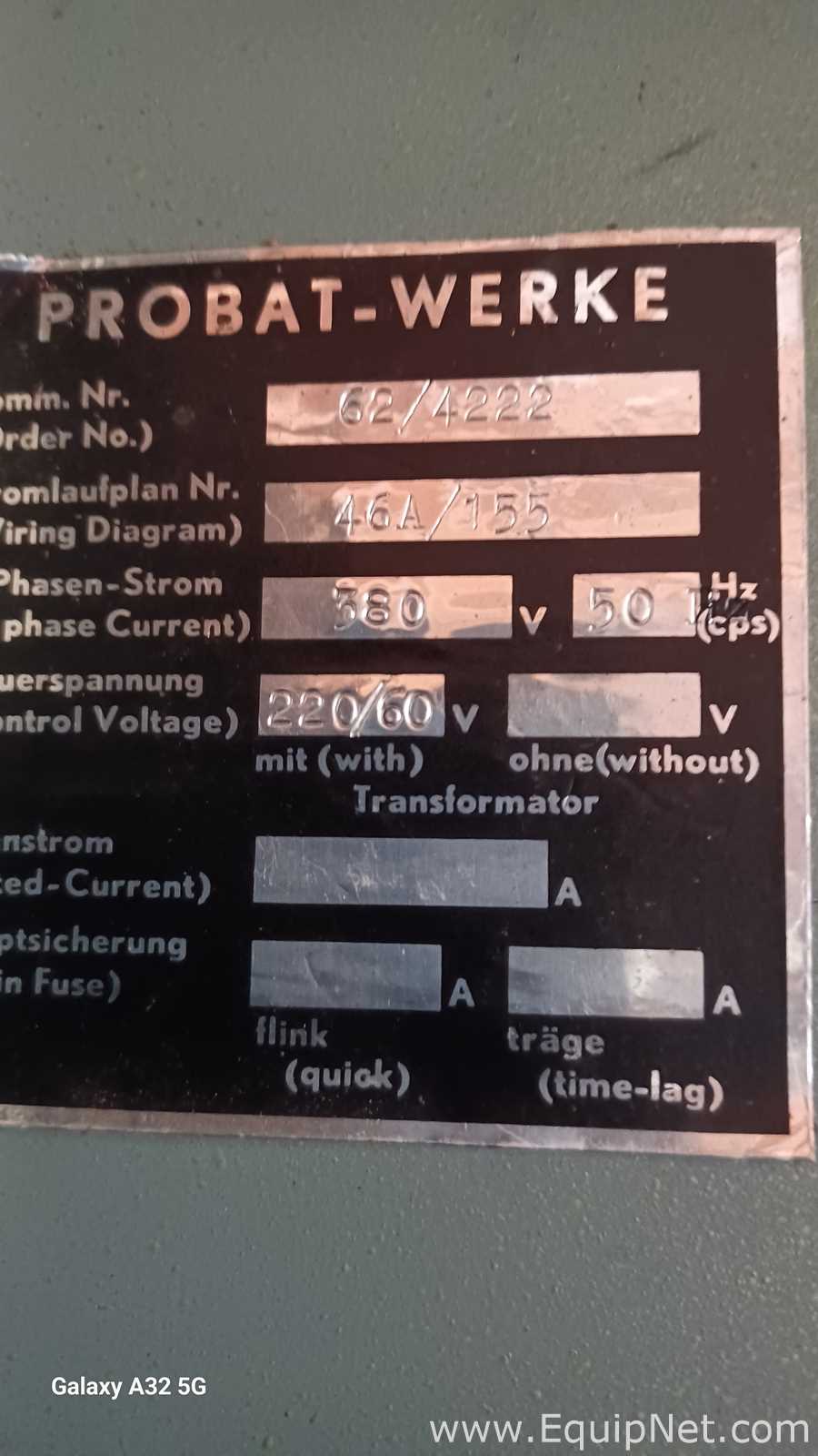 Torrefador Probat Werke UG22