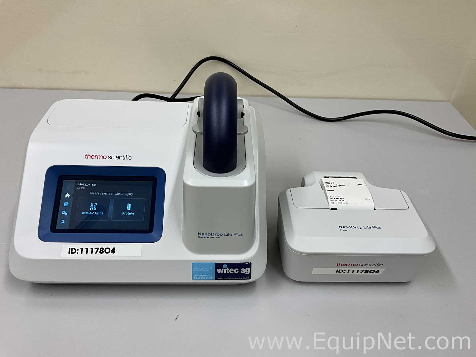 Thermo Scientific NanoDrop Lite Plus Spectrophotometer with Printer