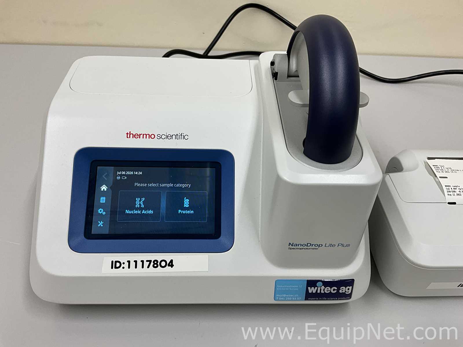 Thermo Scientific NanoDrop Lite Plus Spectrophotometer with Printer